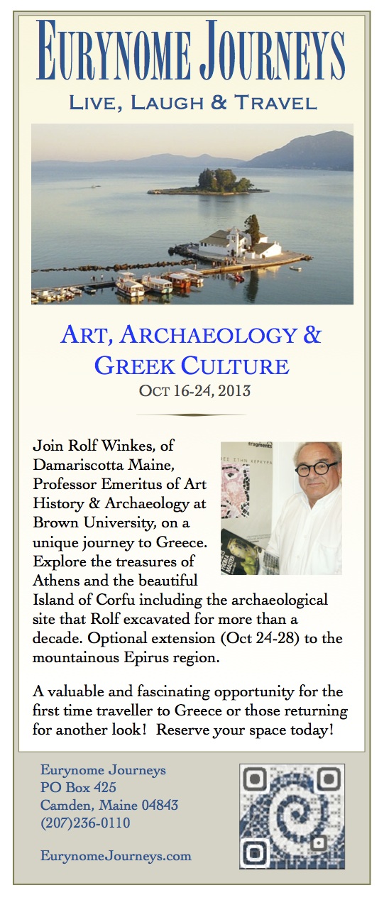 Archaeologist led tuor to Greece Oct 2013